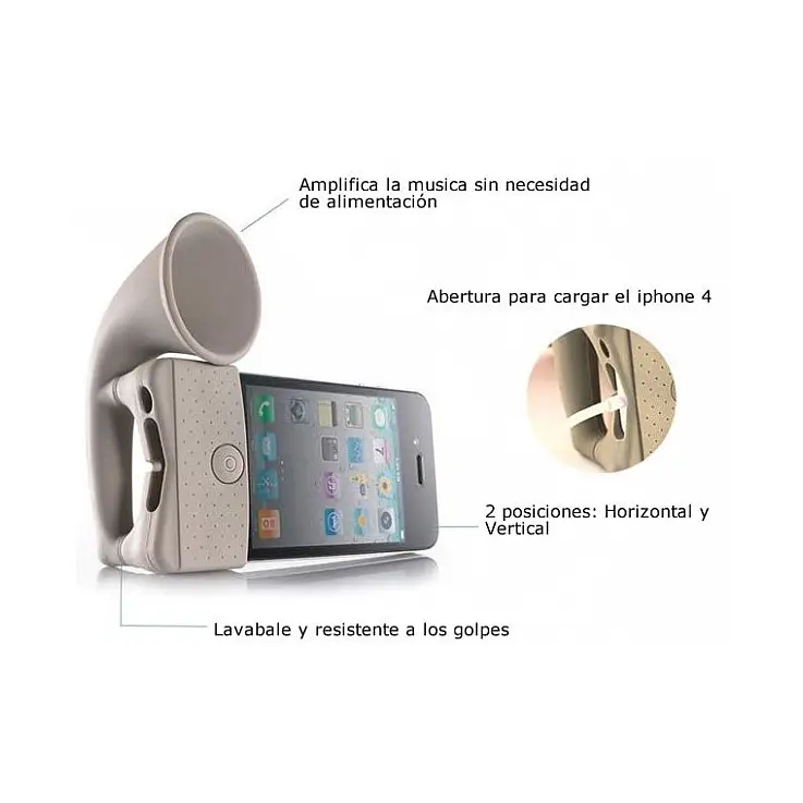 Detalles del Cuerno para iPhone 4