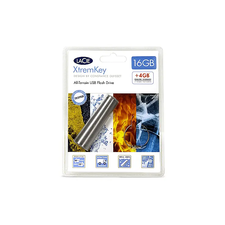 Packaging de LaCie XtremKey
