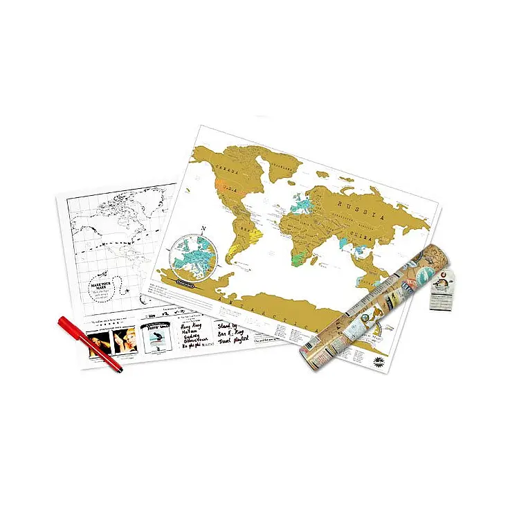 La versión más viajera del Scracth Map