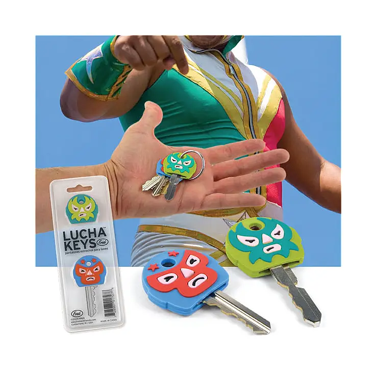 Máscaras de luchadores para tus llaves
