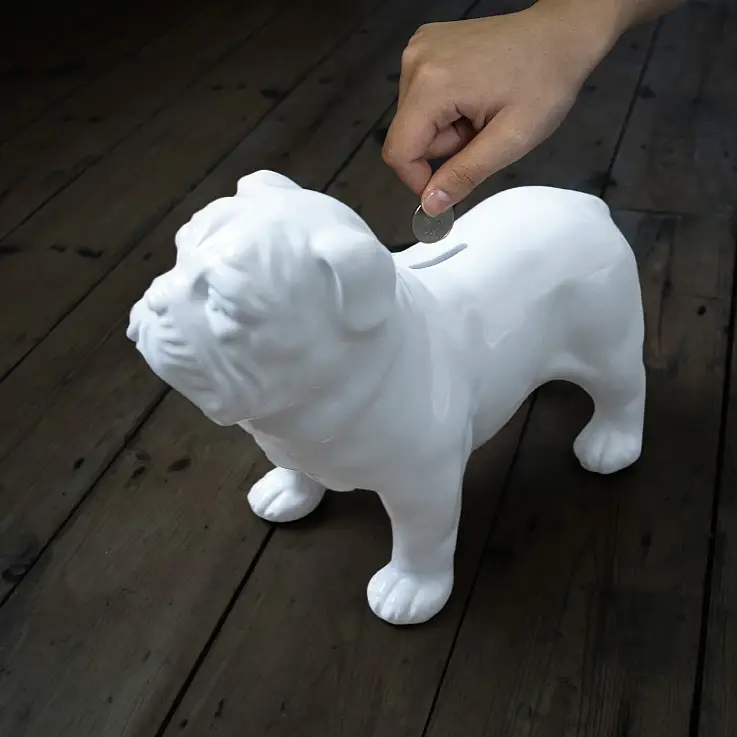 Es un bulldog imponente