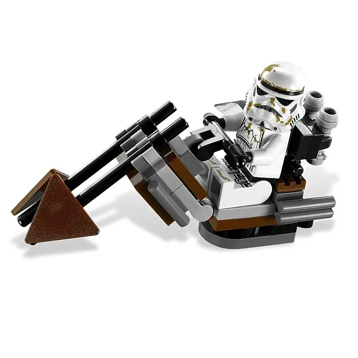 Los sandtroopers tienen una moto deslizadora