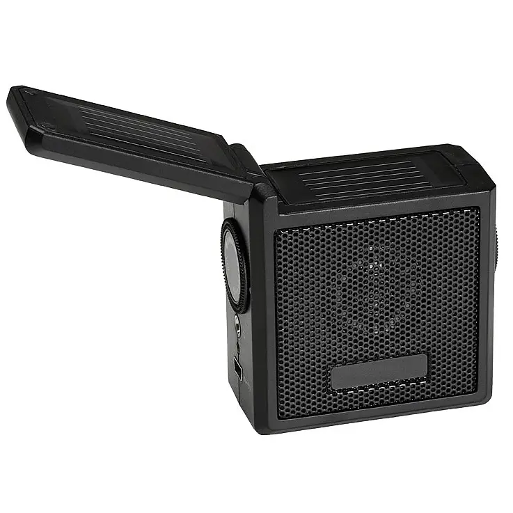 Una radio solar muy compacta