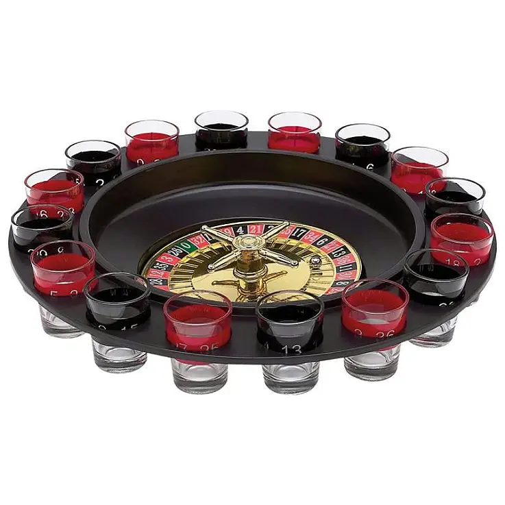 Una ruleta de chupitos para los que les gusta apostar fuerte