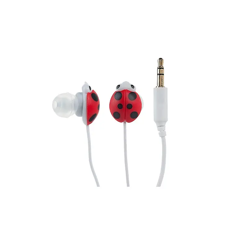 Escucha tu música con estos auriculares mariquitas