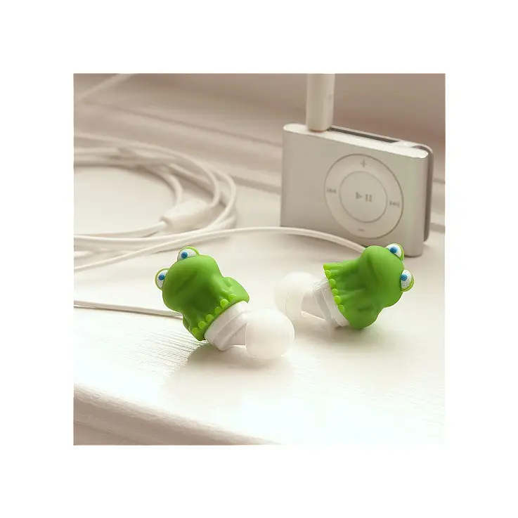 Unos auriculares rana muy originales