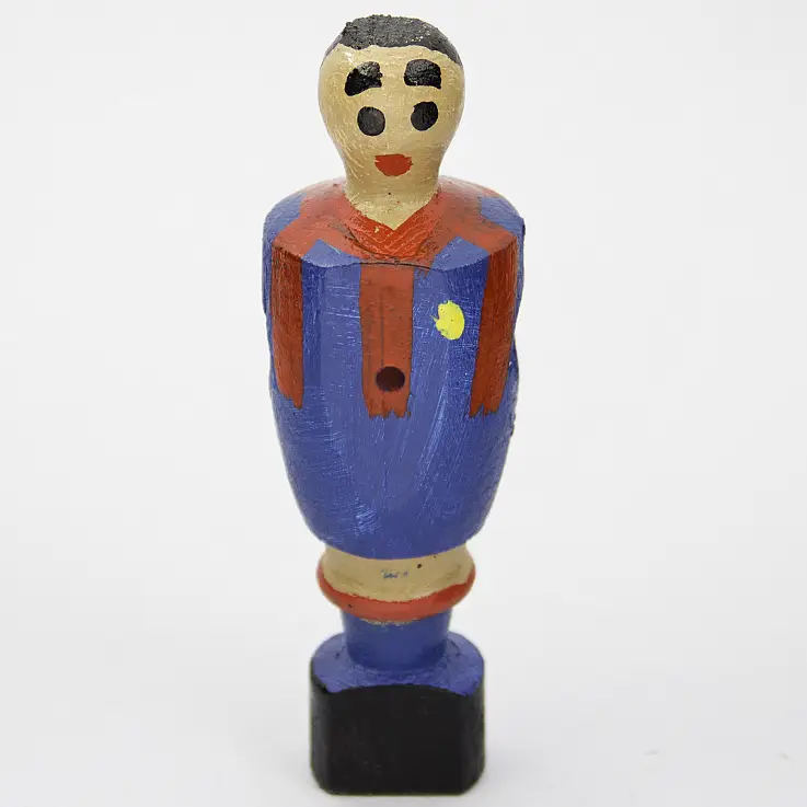 El muñeco de futbolín del Barça