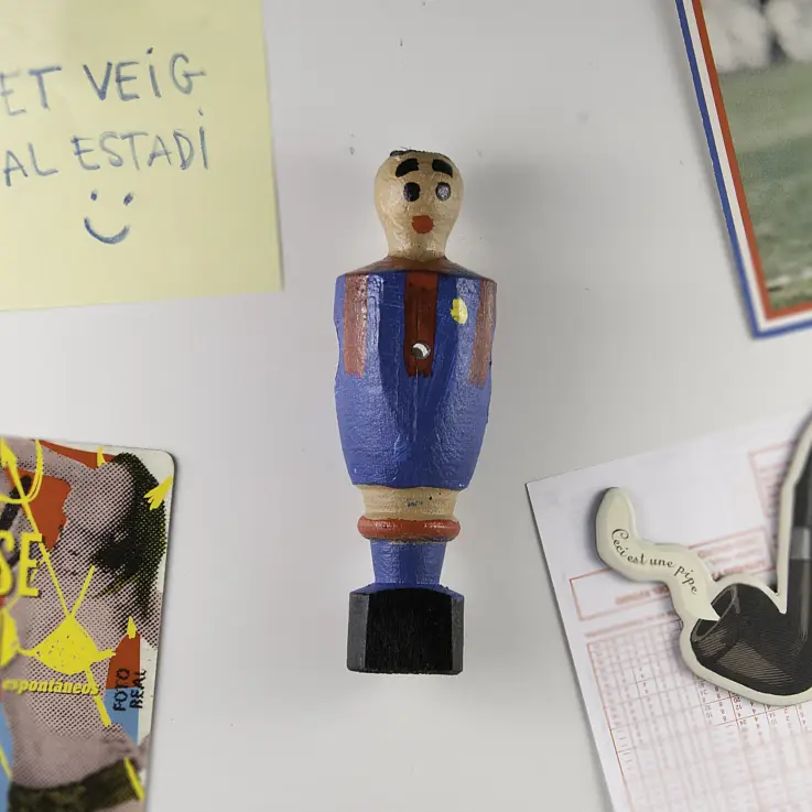 Tendrás en casa un muñeco de futbolín genuino