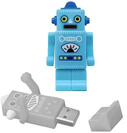 USB de robot en azul