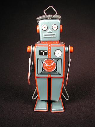 Robot de la marca Linemar. Japón. Años 50. También tiene pinta de ser algo antiguo