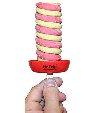 Coloca NoDrip en la base de tu helado