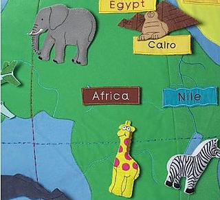 Situa los animales en los diferentes países de África