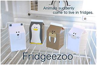 Las 4 mascotas de Fridgeezoo 