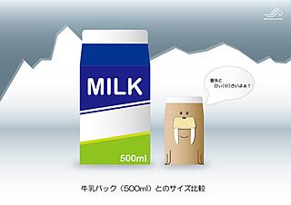 El tetrabrick típico de Japón para leche y Fridgeezoo