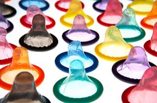 Preservativos de colores