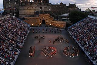El espectáculo se monta en el Castillo de Edimburgo. Foto: Edinburgh Military Tattoo.