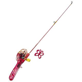 The efficient Barbie fishing rod