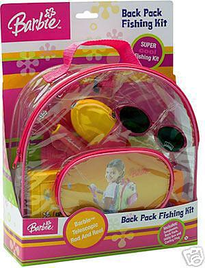 Kit de pesca de Barbie.
