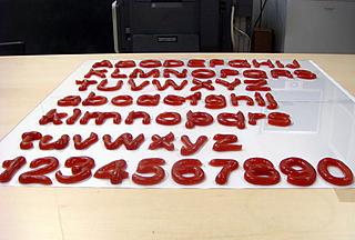 Tipografía de ketchup