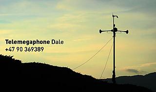 Un telemegáfono de siete metros en lo alto de una montaña