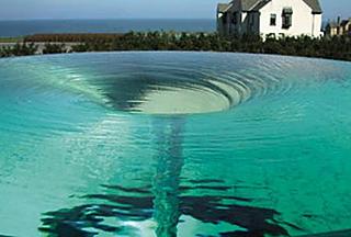 A vortex water turned into art