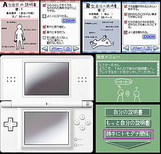Interface del programa para Nintendo DS